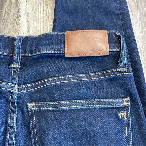 Madewell Women’s 9” High Rise Skinny Jeans, Dark Wash, size 25 - Picture 9 of 10